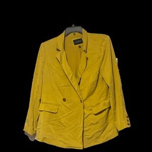 ELOQUII Yellow Blazer